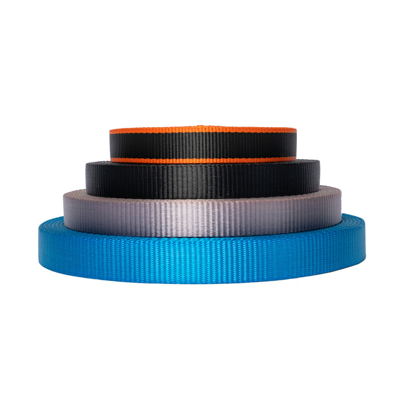 Narrow Striped Polyester Webbing